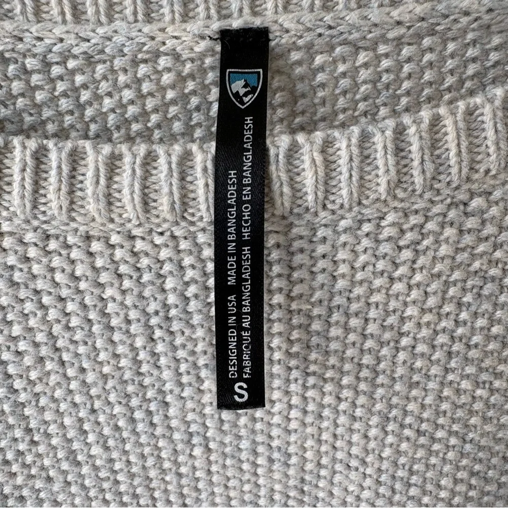 Kuhl Bella Stripe Sweater - Small - Cotton Merino Wool Colorblock Boat Neck Cozy
